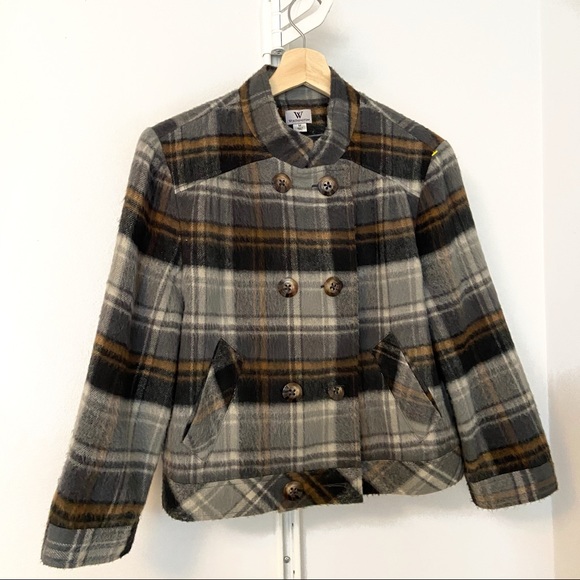 WORTHINGTON Super Soft Plaid Jacket -Size M - Picture 3 of 6